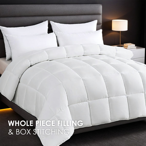 Oversized Plump Thick Duvet - White