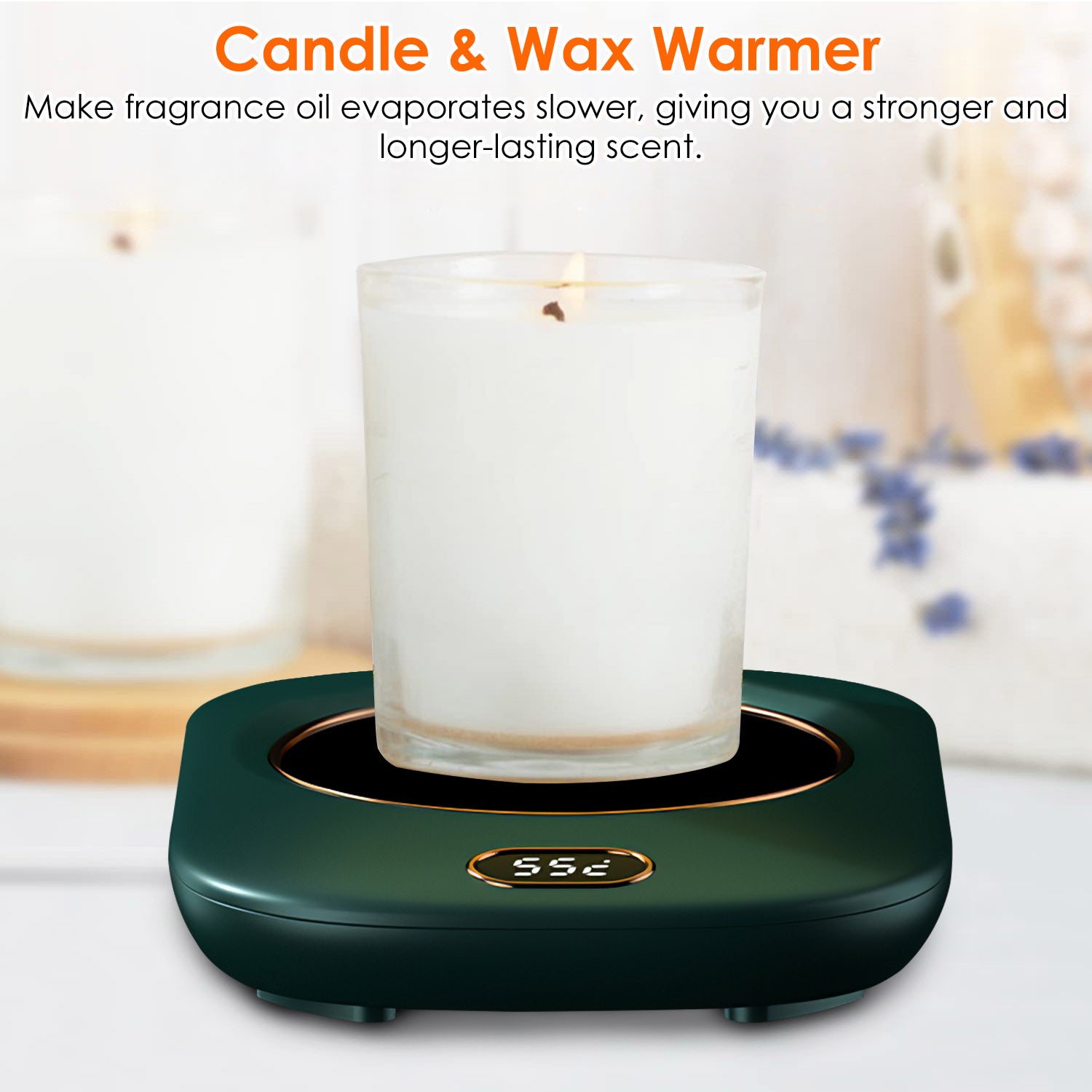 3 Color Options -- 1Pc Electric Coffee Mug Warmer For Desk Auto Shut Off USB Tea Milk Beverage Cup Heater Heating Plate For Office Home 3 Temperature Setting