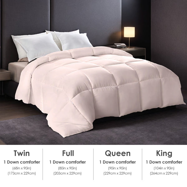 Oversized Plump Thick Duvet - Pink