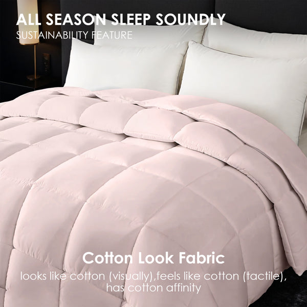 Oversized Plump Thick Duvet - Pink