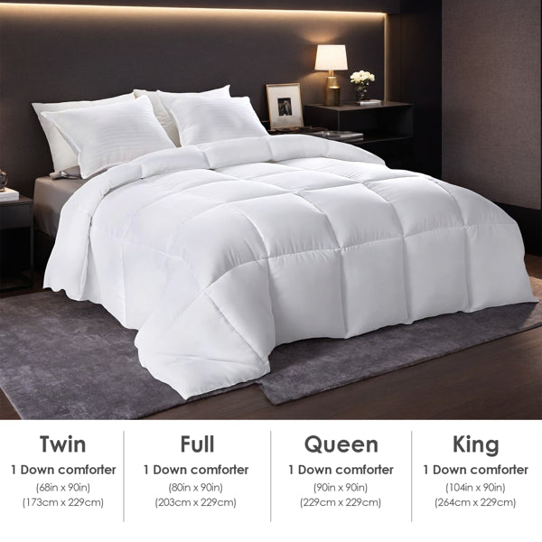 Oversized Plump Thick Duvet - White