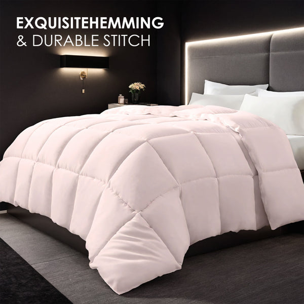 Oversized Plump Thick Duvet - Pink